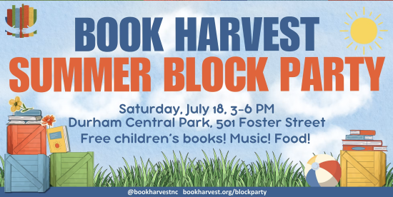 Book Harvest Summer Block Party
